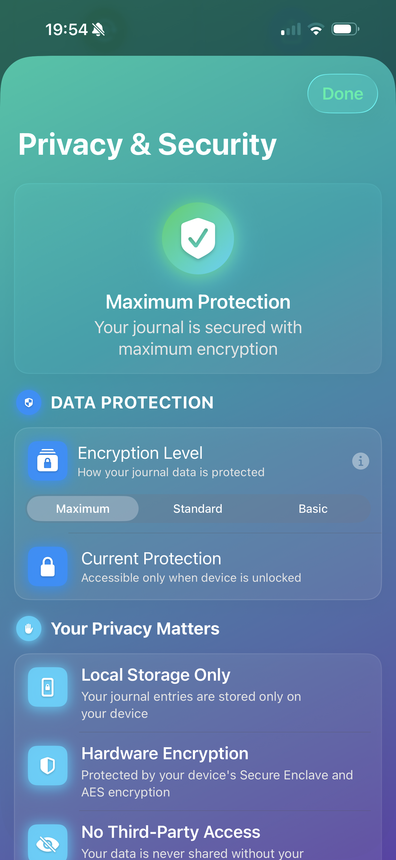 Your thoughts, protected