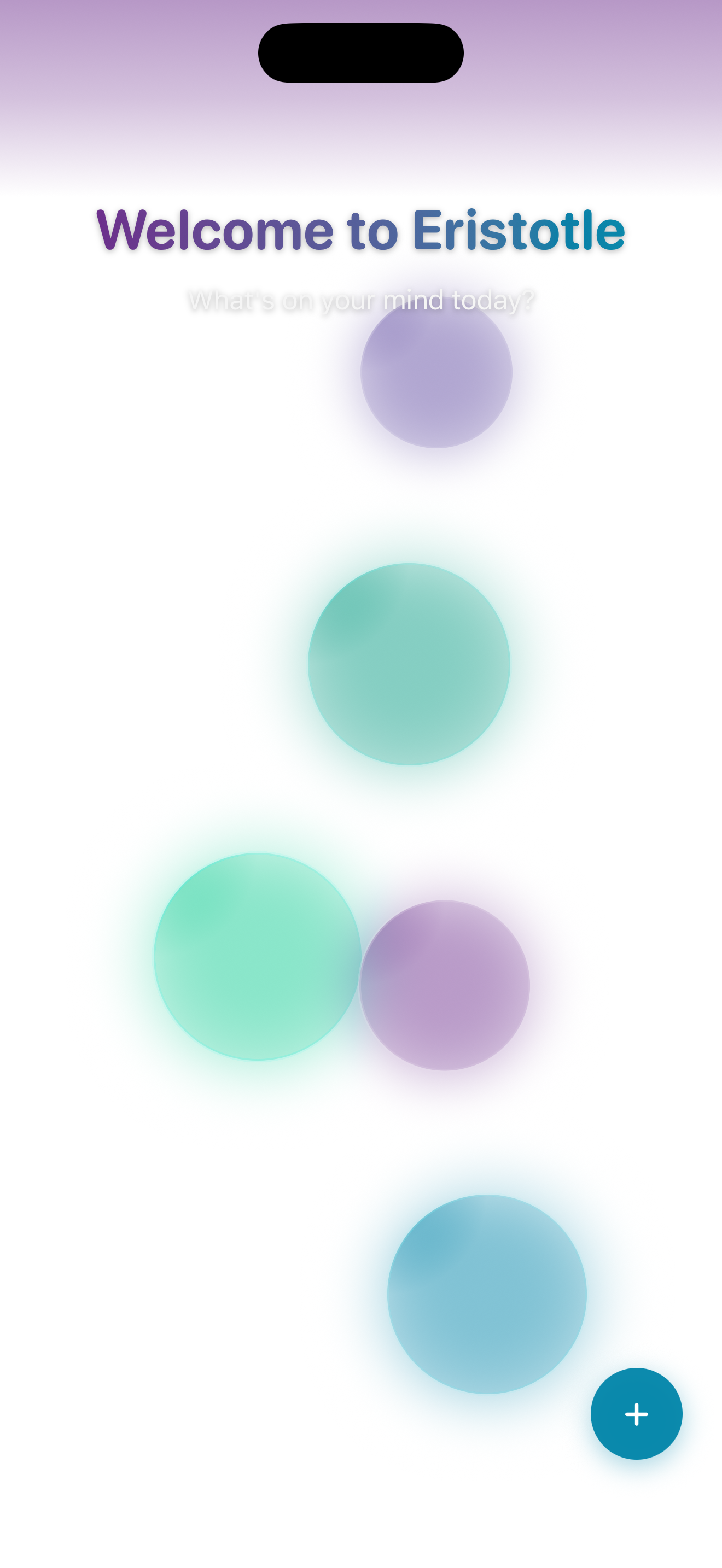 Eristotle Home View Initial State