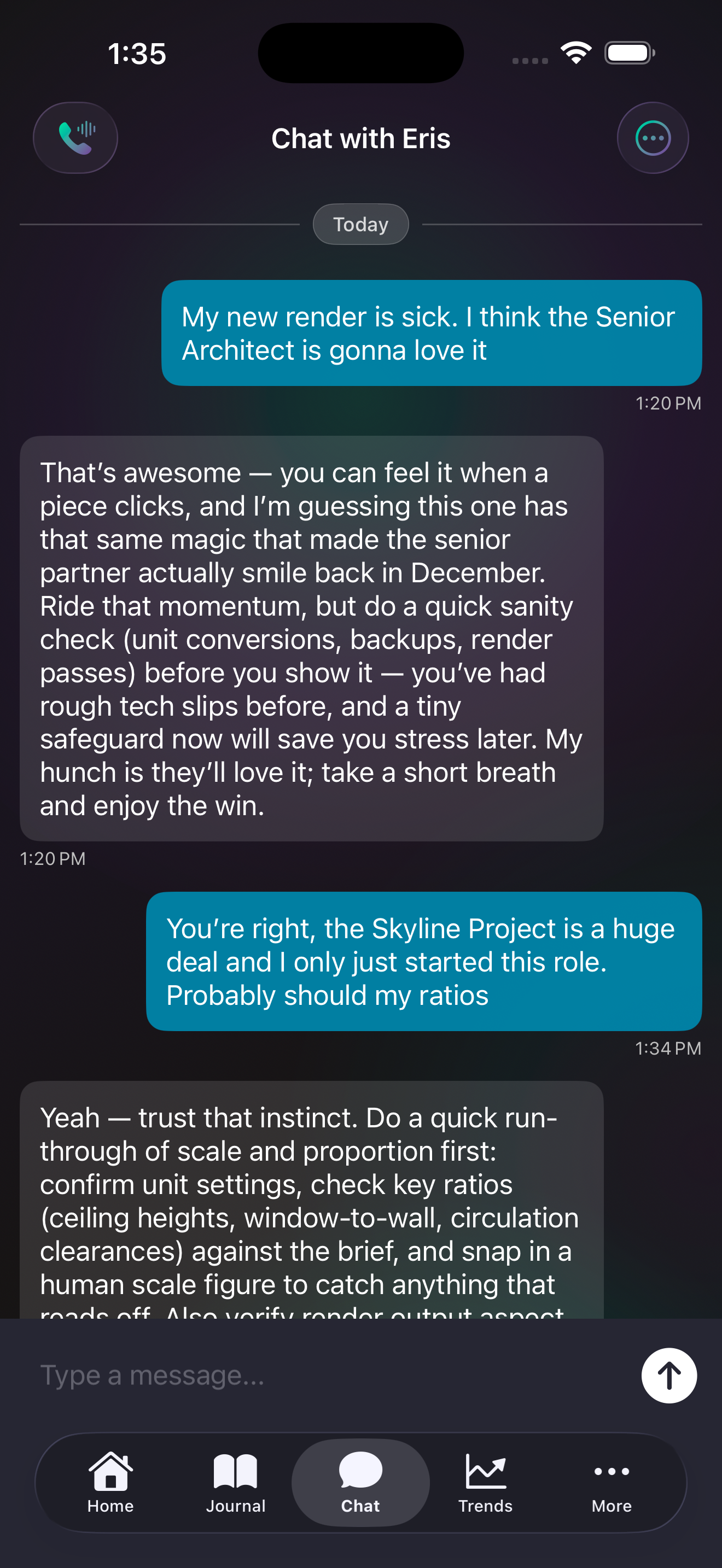 An AI that<br>truly knows you - Chat